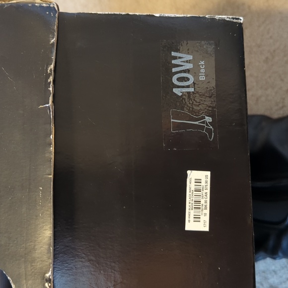 Torrid tall black boots size 10 wide - Picture 12 of 13